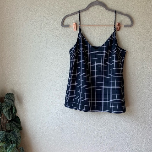 Banana Republic Plaid Tank Top - Picture 1 of 5